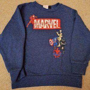 Boys Marvel Glow in the dark sweatshirt